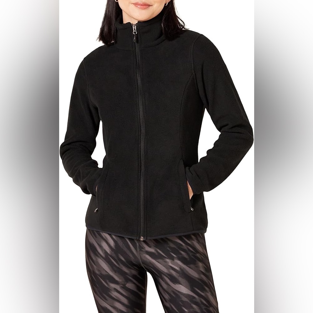 L. L. Bean Feather Fleece Full Zip Polartec 85% recycled fabric Women’s Small